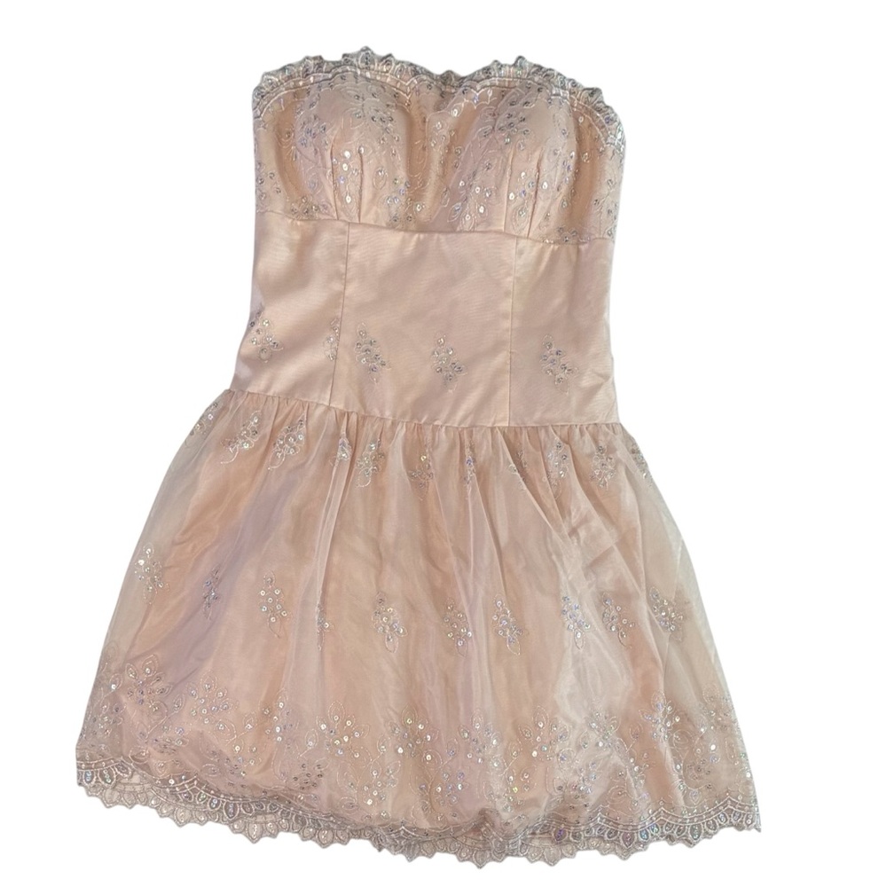 IGNITE EVENINGS by Carol Lin Formal Strapless Dress Sz 8